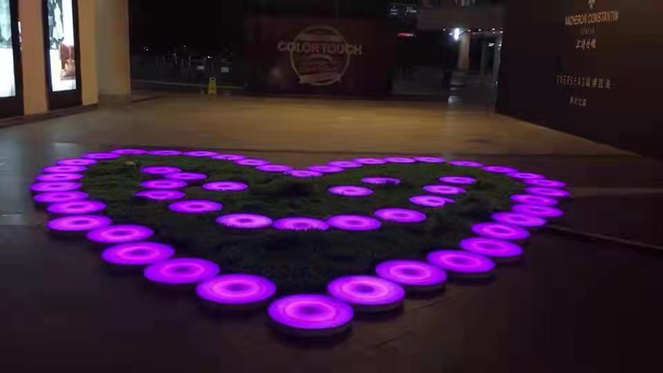 圆形彩色跑 LED地砖灯出租