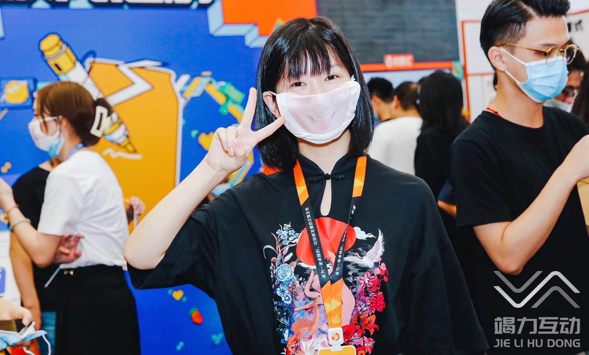 DIY口罩现场制作，活动打印口罩，傻傻有趣，憨憨可爱