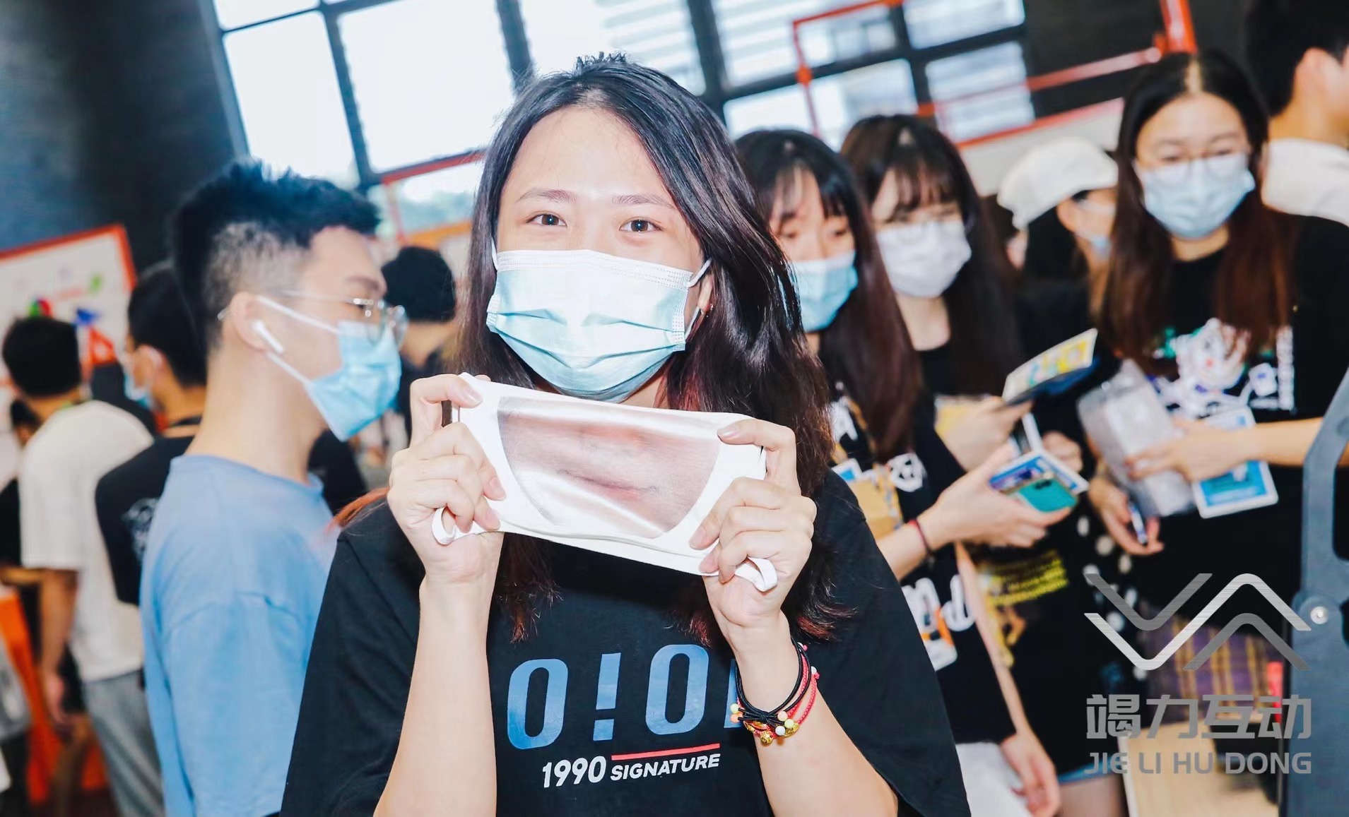 DIY口罩现场制作，活动打印口罩，傻傻有趣，憨憨可爱