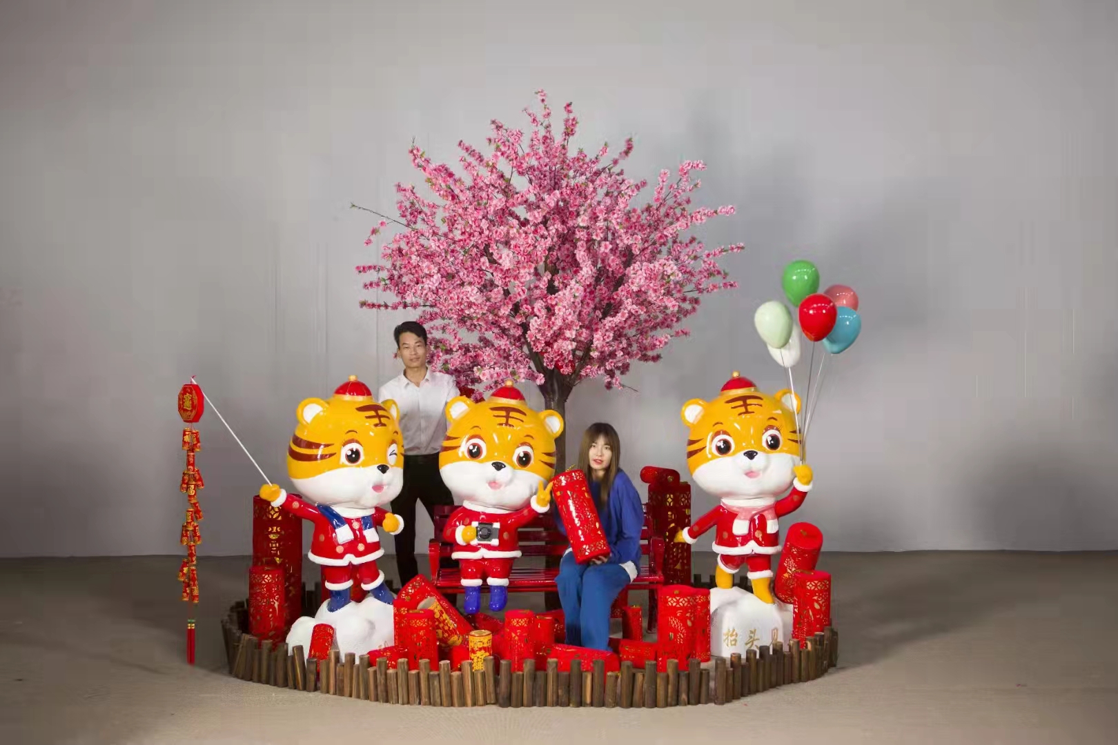 萌虎卡通景观园林、DP、商业美陈