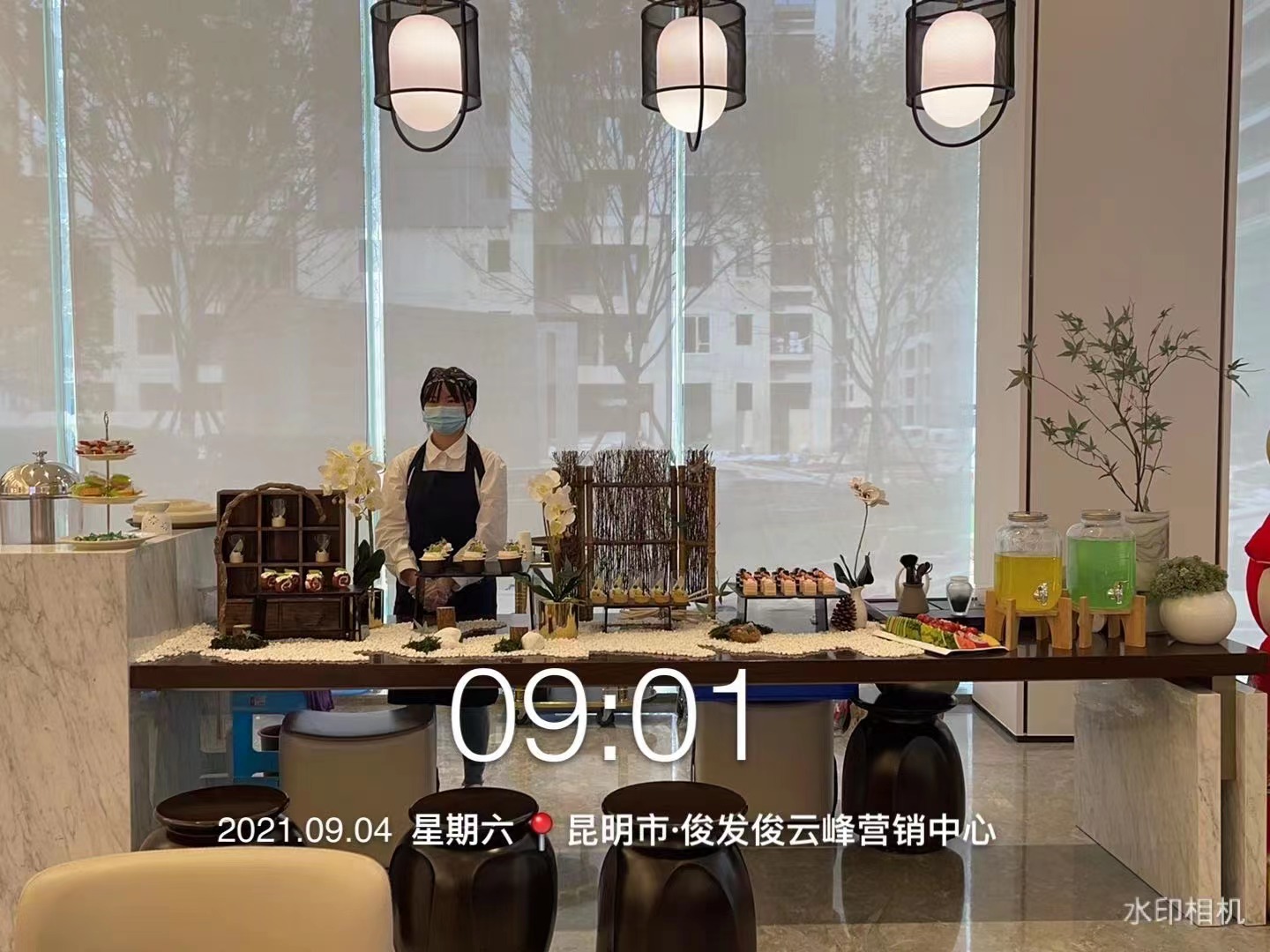 各类型风格商务茶歇台