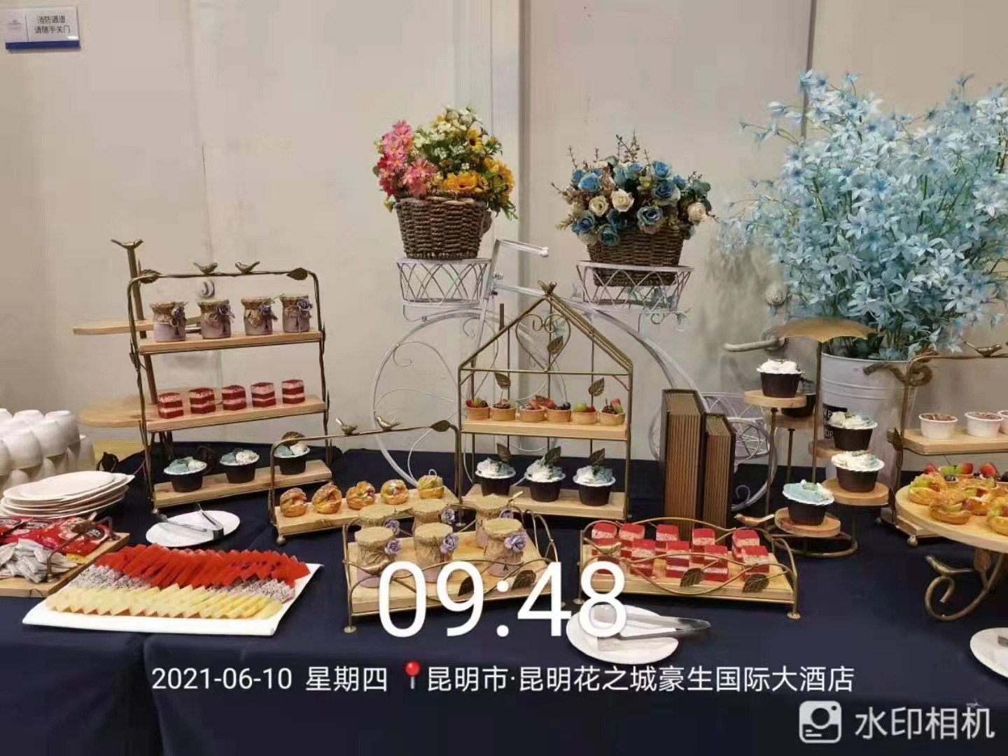 各类型风格商务茶歇台