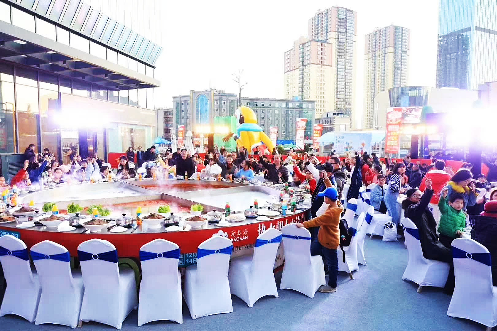 冬季万人大火锅租赁厂家巨型火锅宴出租出售