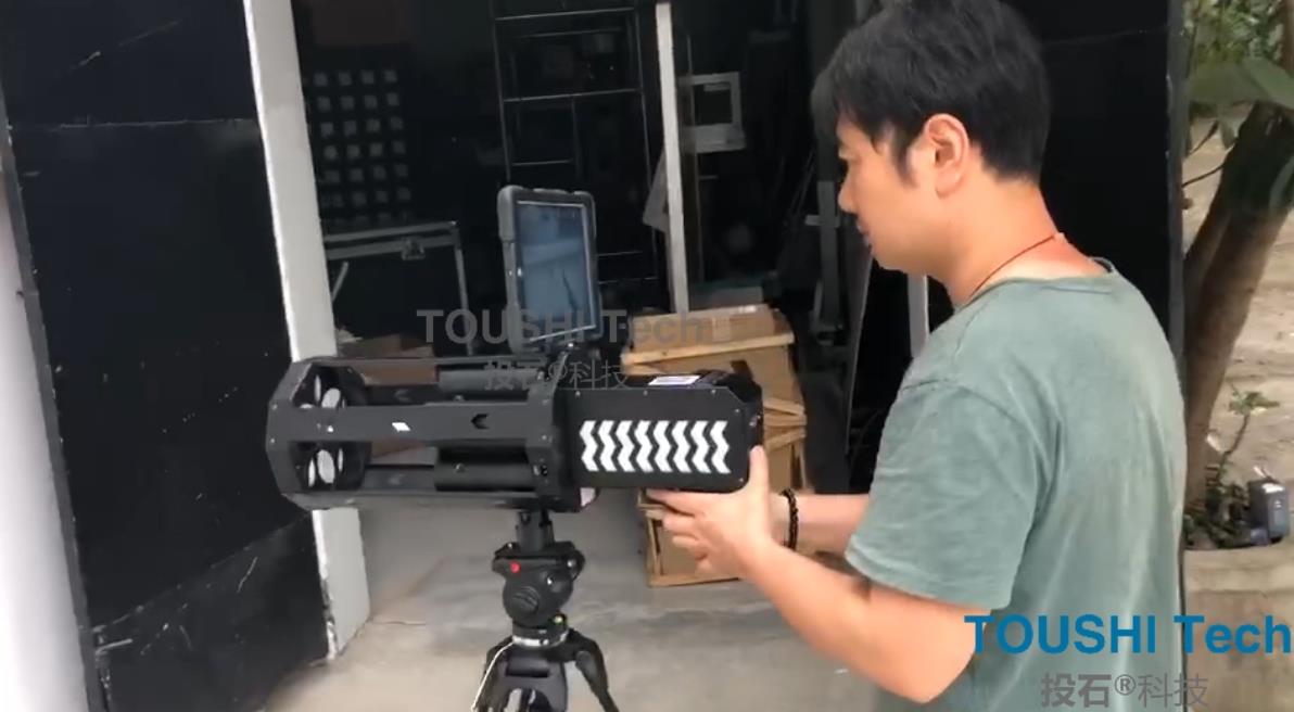 投石科技AR加特林互动游戏