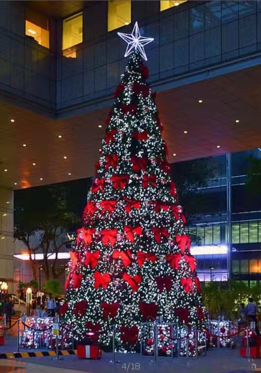 圣诞树制作亚克力圣诞树大型圣诞树