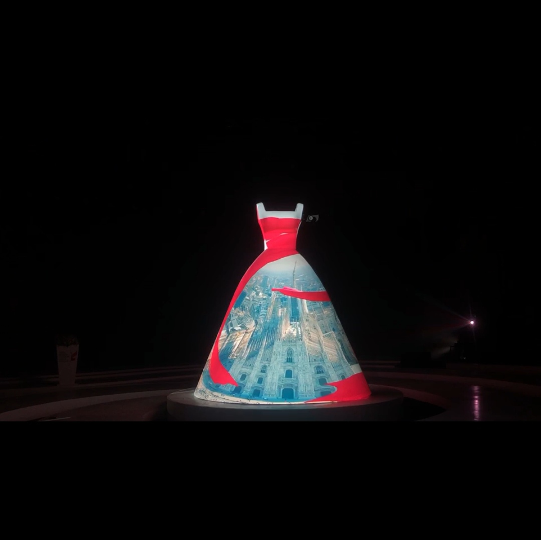 裙子模型MAPPING投影