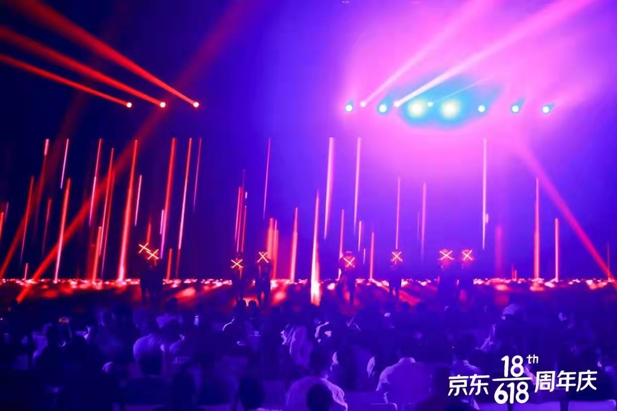 引领之光 电光棒 全息电光棒激光雕刻开场