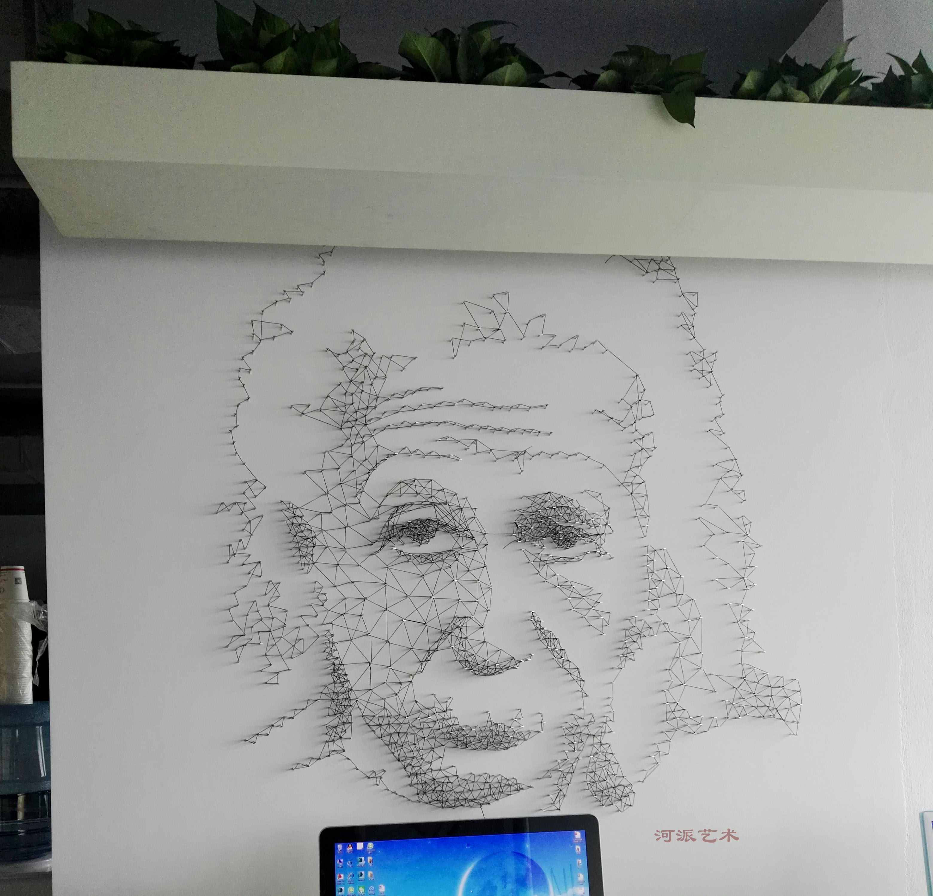 艺术装置设计制作（纤维艺术、绕线钉子、钉子画、微缩泡沫模型）