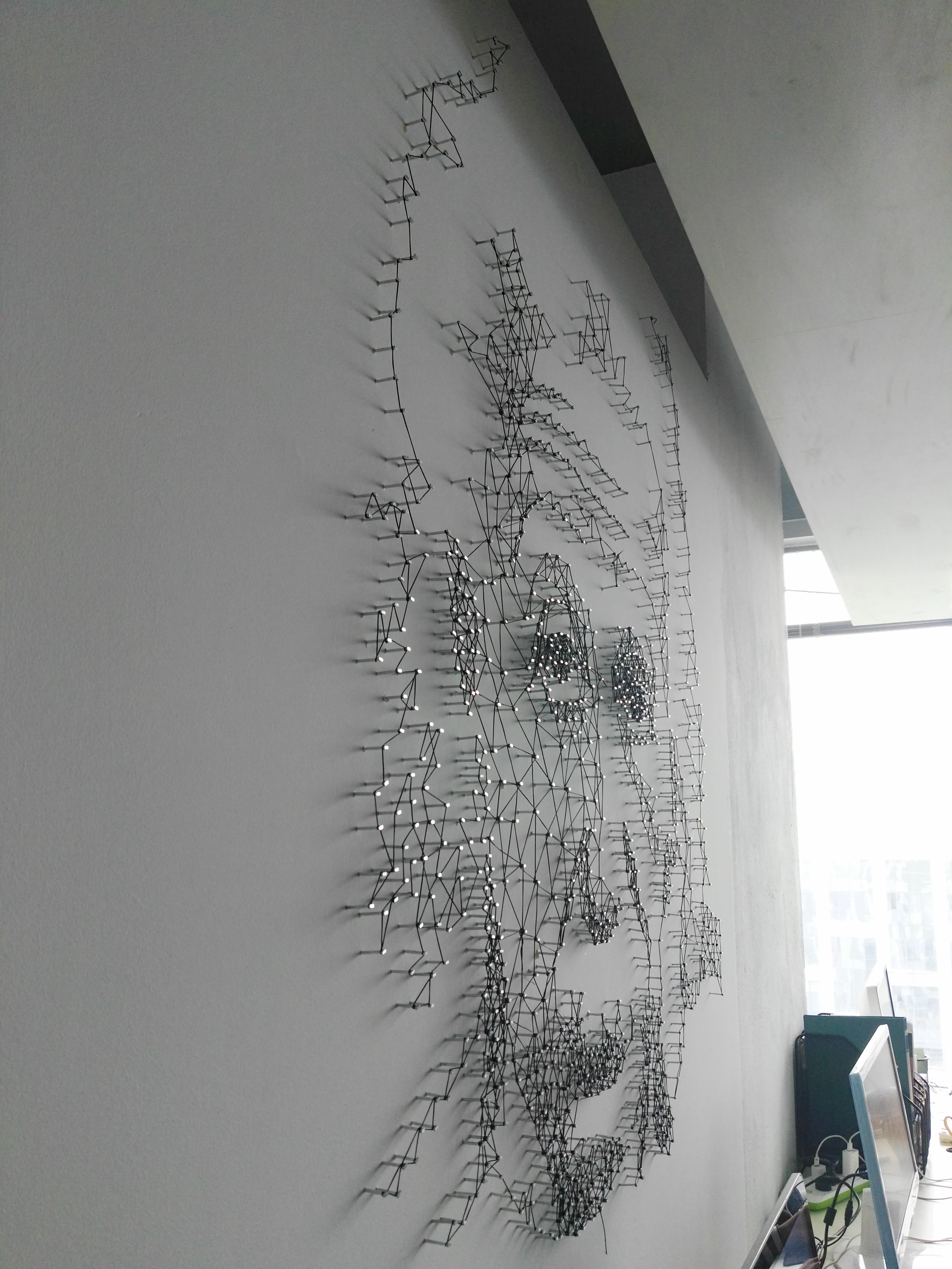艺术装置设计制作（纤维艺术、绕线钉子、钉子画、微缩泡沫模型）