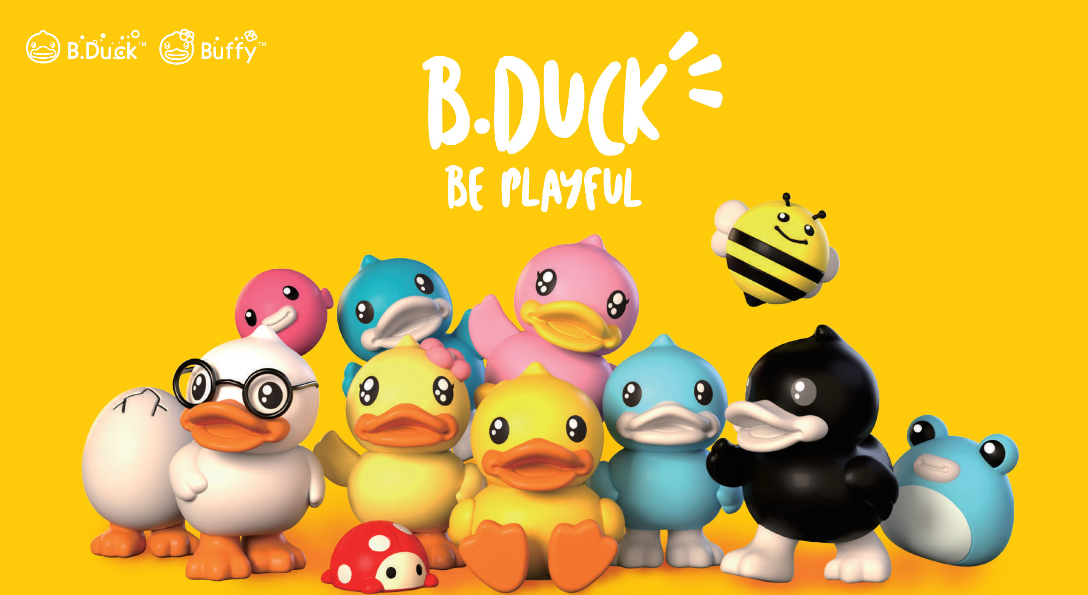 B.Duck正版小黄鸭IP授权美陈展