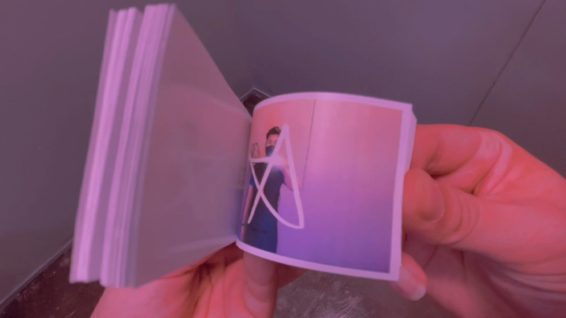 年会创意Diy互动游戏，光绘动画翻页书小册子