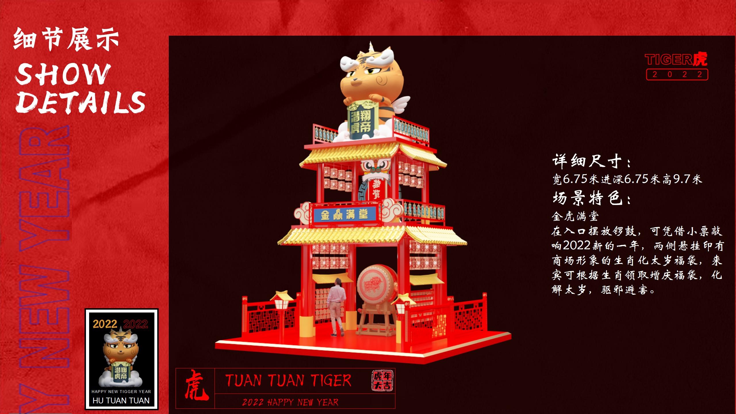 团团虎 新年美陈IP授权