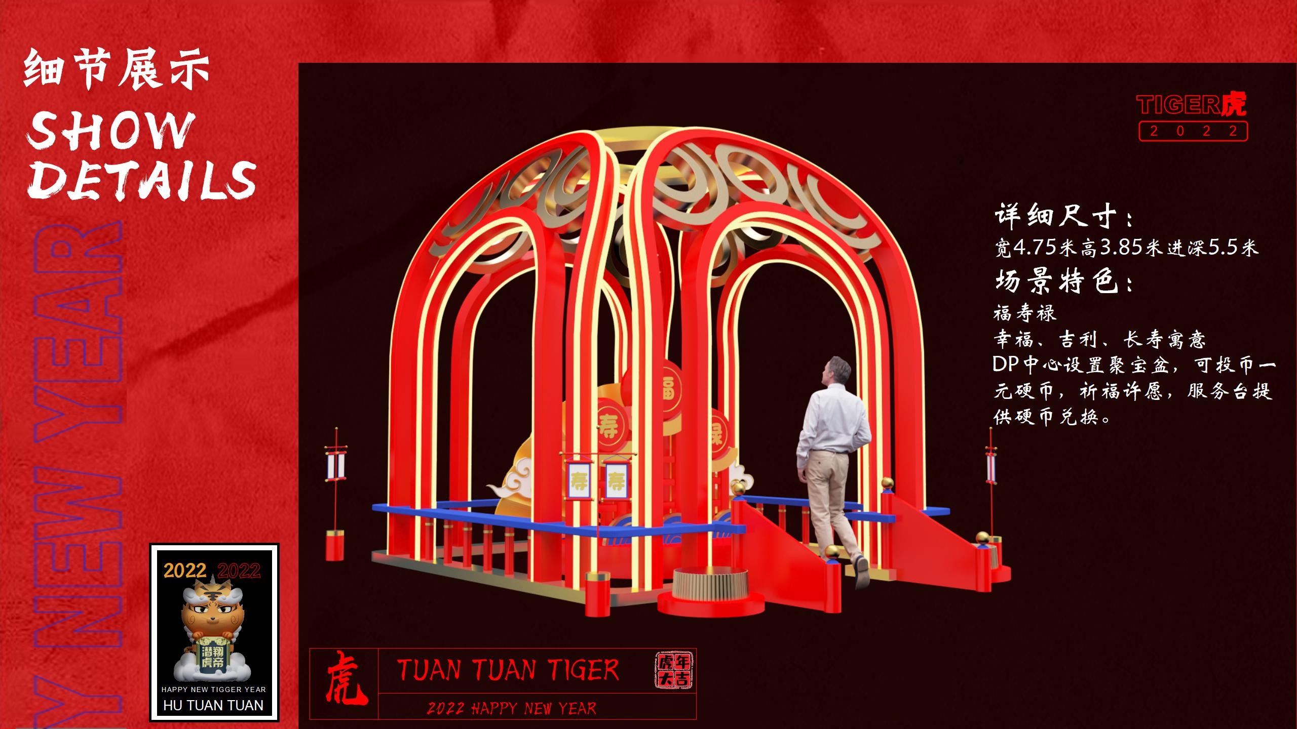 团团虎 新年美陈IP授权