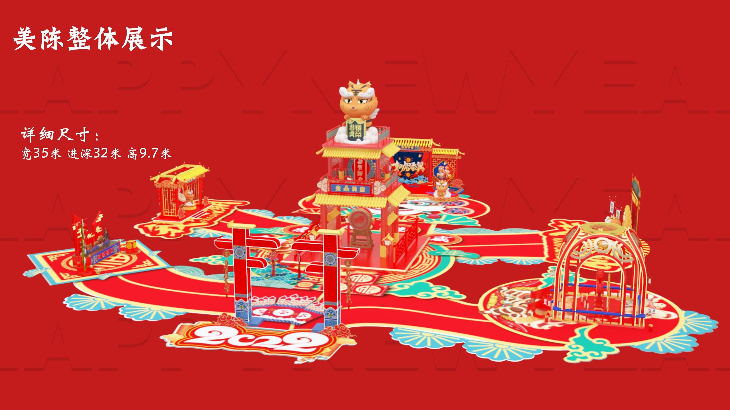 团团虎 新年美陈IP授权