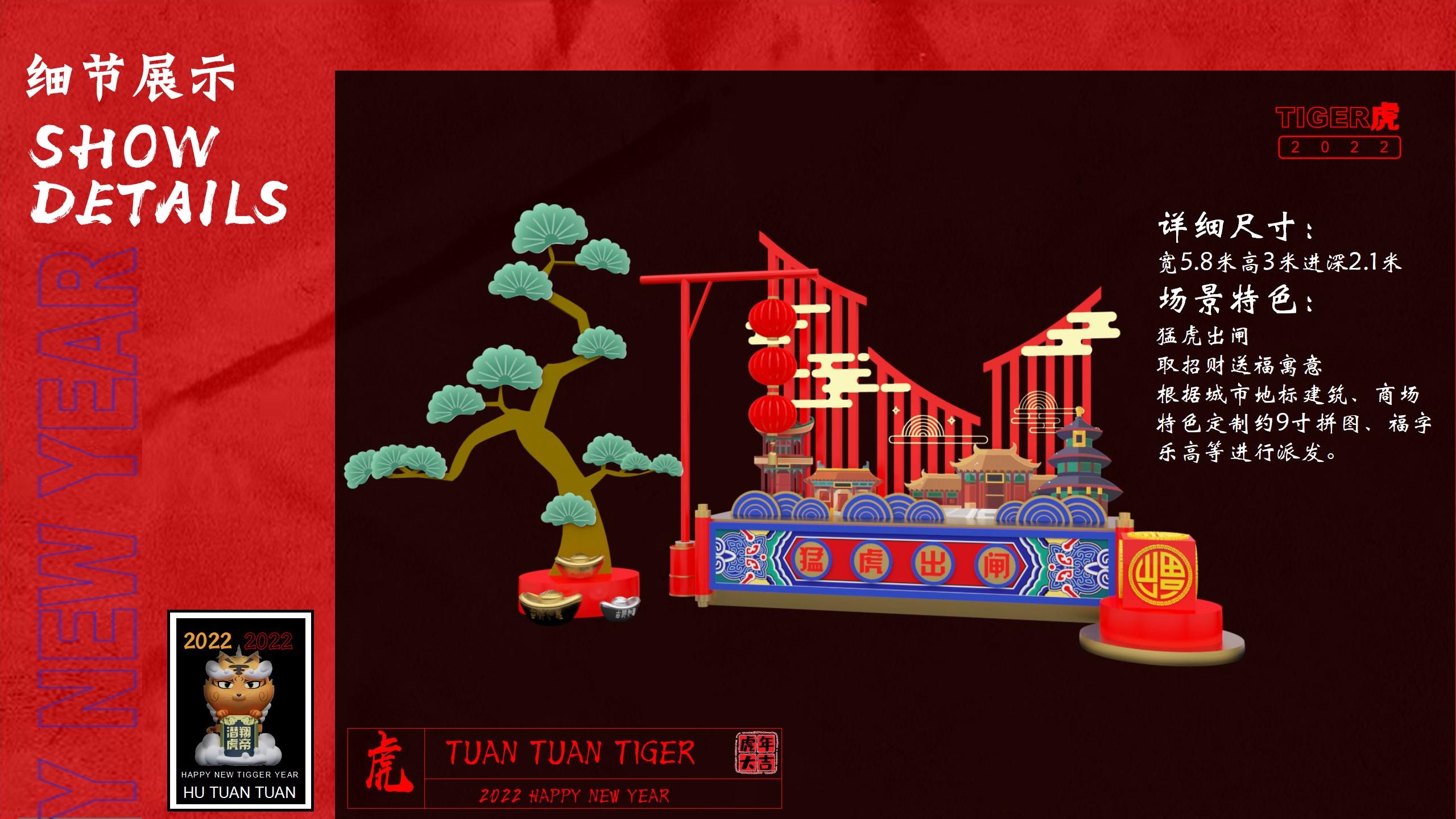 团团虎 新年美陈IP授权