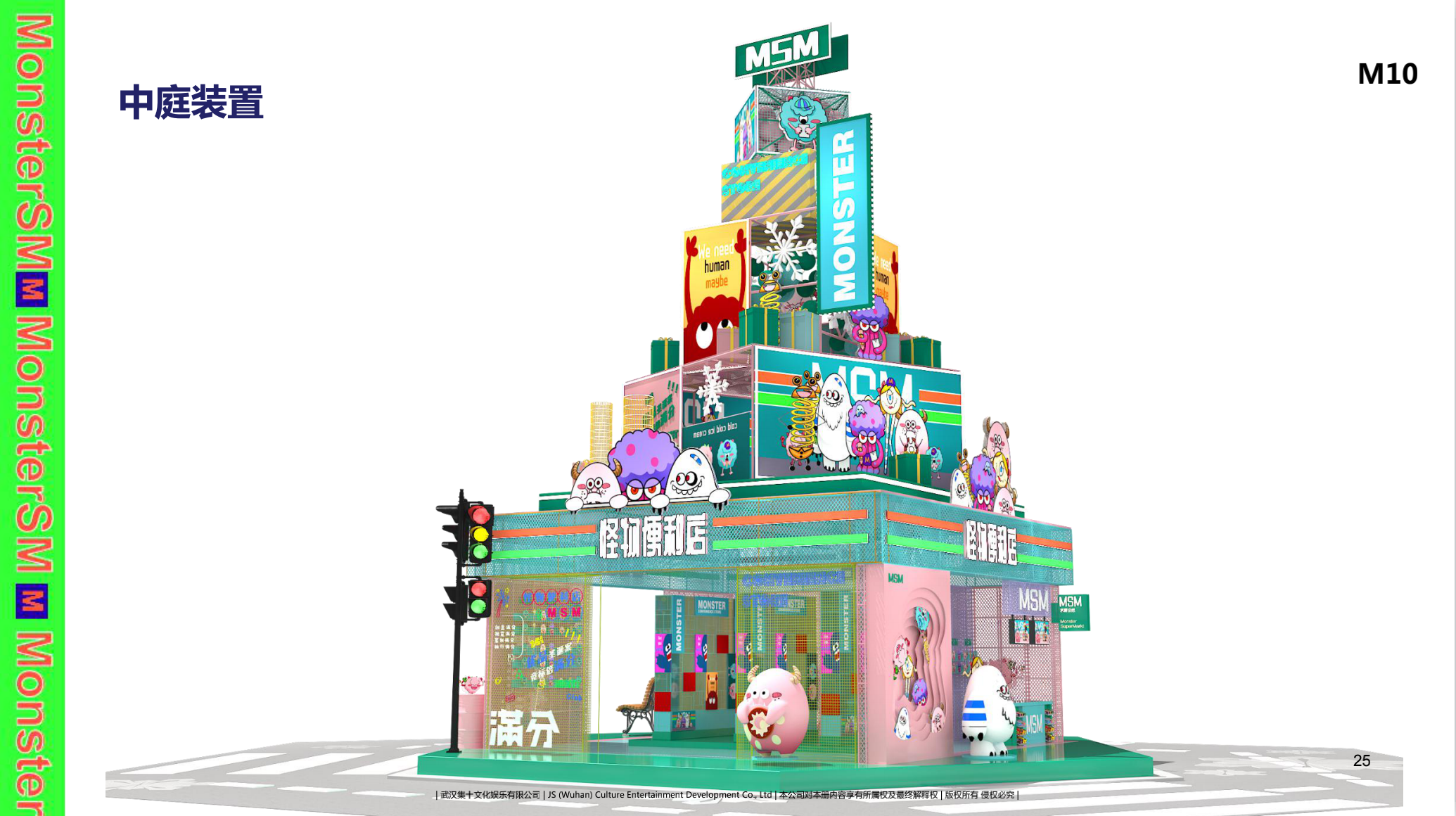 超能小怪兽 IP授权美陈展