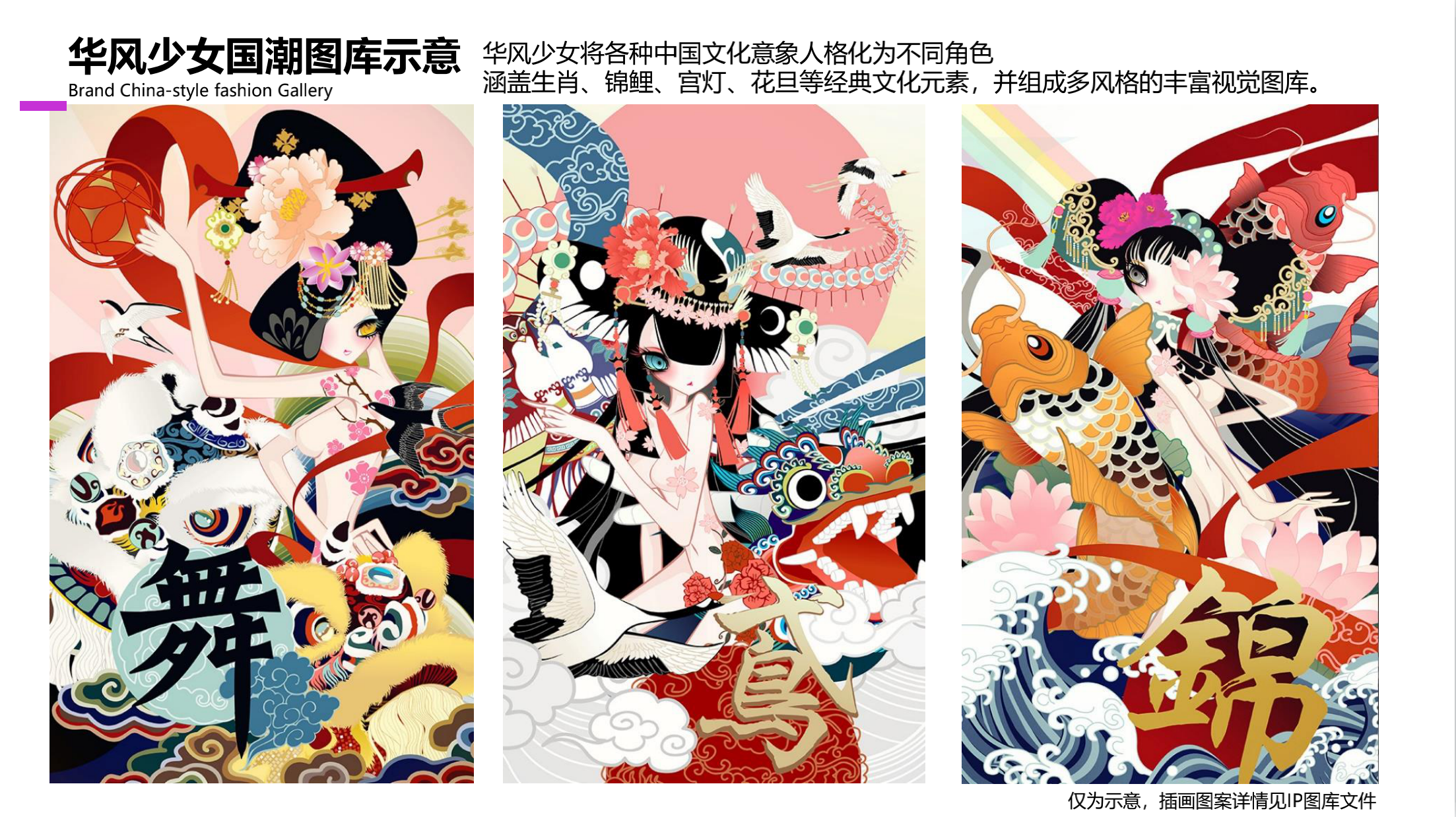 华风少女IP 主题美陈展
