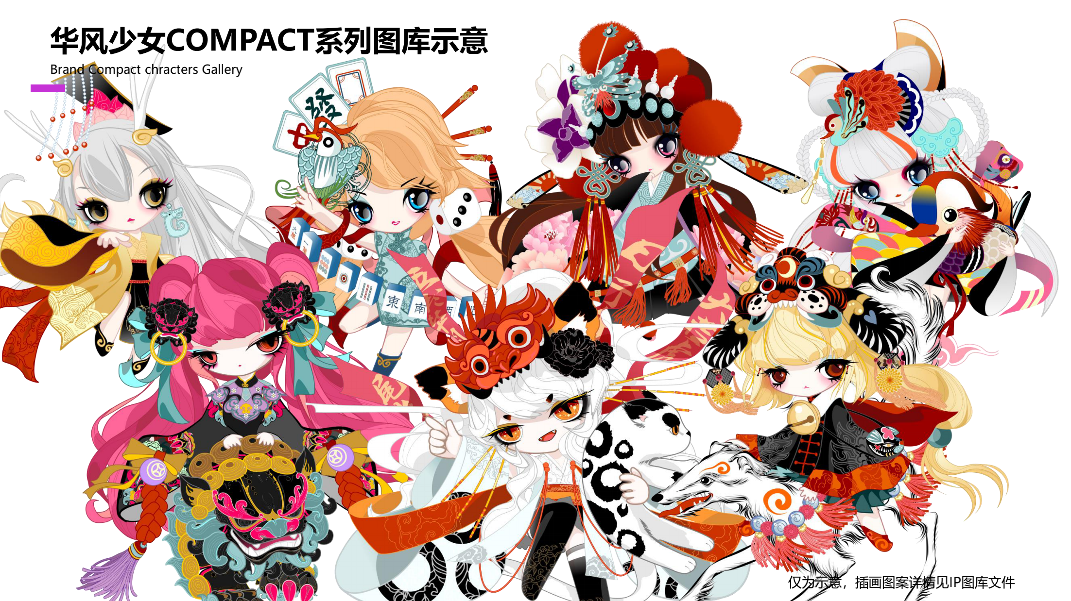 华风少女IP 主题美陈展
