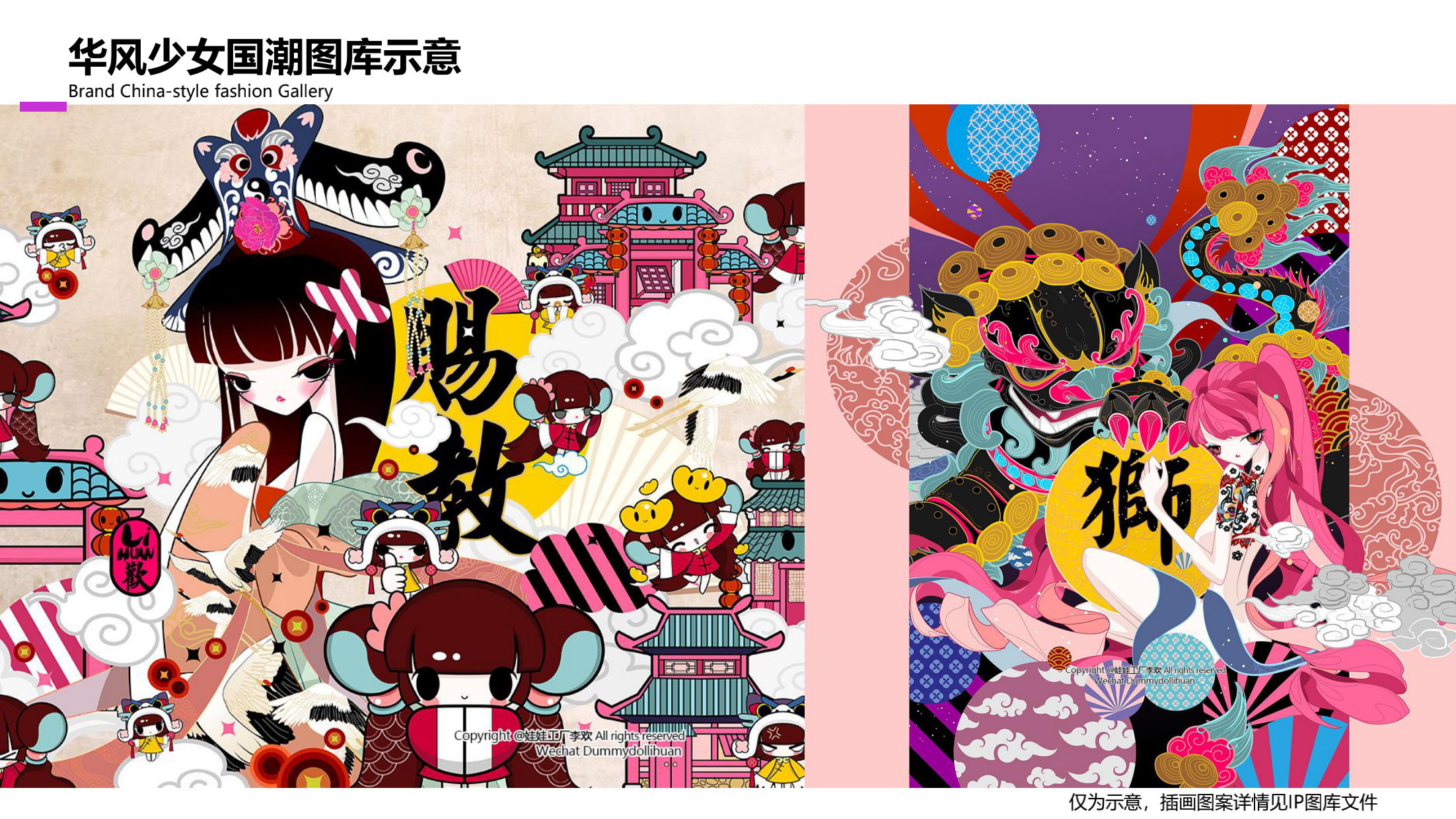 华风少女IP 主题美陈展