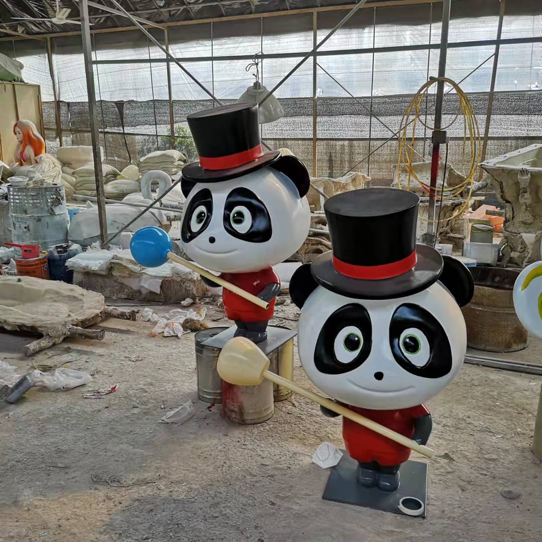 玻璃钢加工定制，玻璃钢道具，卡通玻璃钢，dp商业美陈