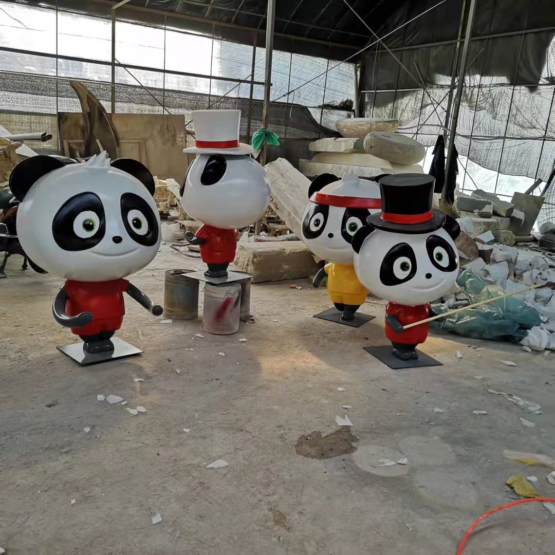 玻璃钢加工定制，玻璃钢道具，卡通玻璃钢，dp商业美陈
