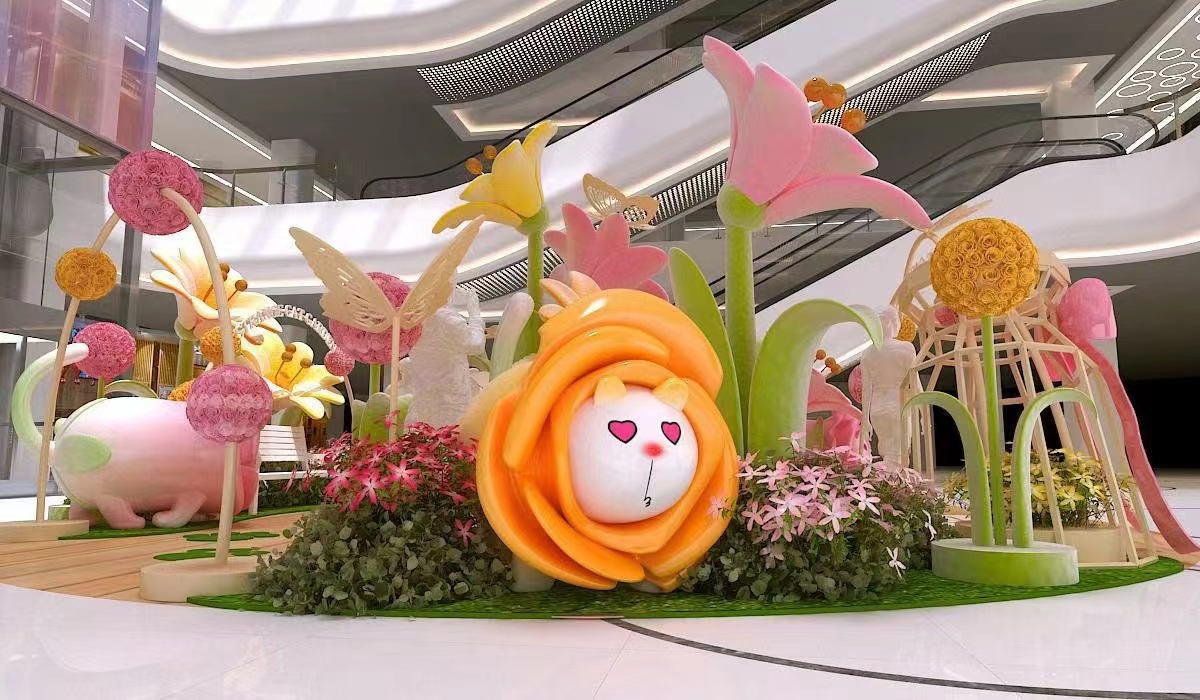 春季美陈《奇喵花园》，大场景，小dp总有一款适合您