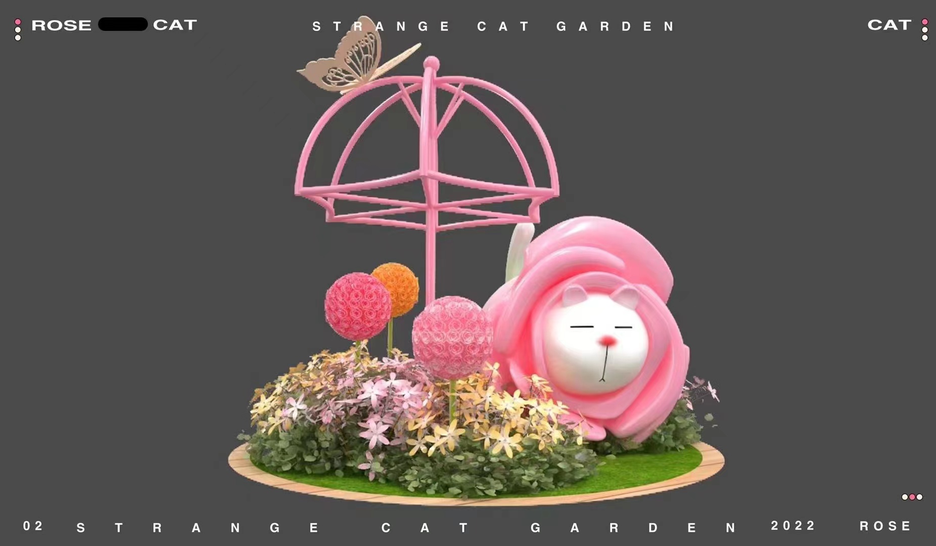 春季美陈《奇喵花园》，大场景，小dp总有一款适合您