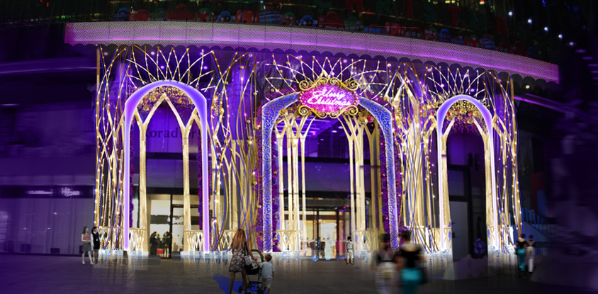 景区《文旅灯光节》交互装置灯光秀/夜游灯光秀/高质量文旅灯光