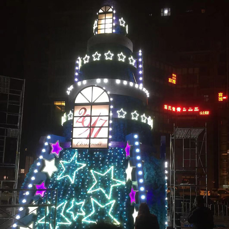 《合肥正大广场》圣诞&新年节庆氛围美陈声光电互动场景引流商场
