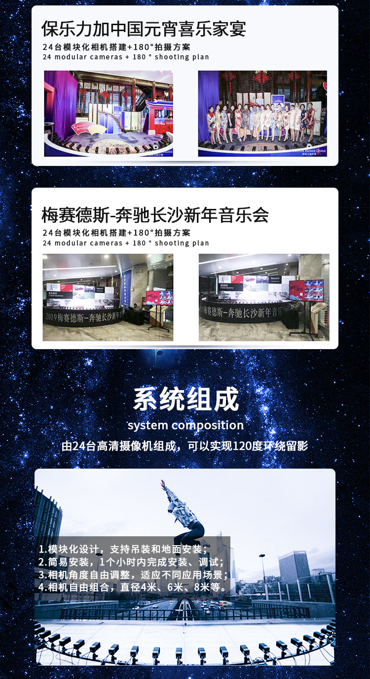180度环绕拍照 180度子弹时间 子弹时间 暖场互动 互动