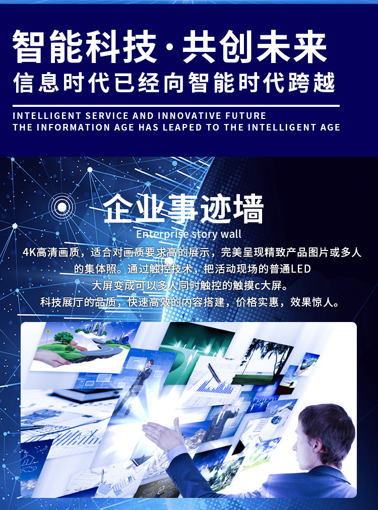 企业事迹墙 雷达