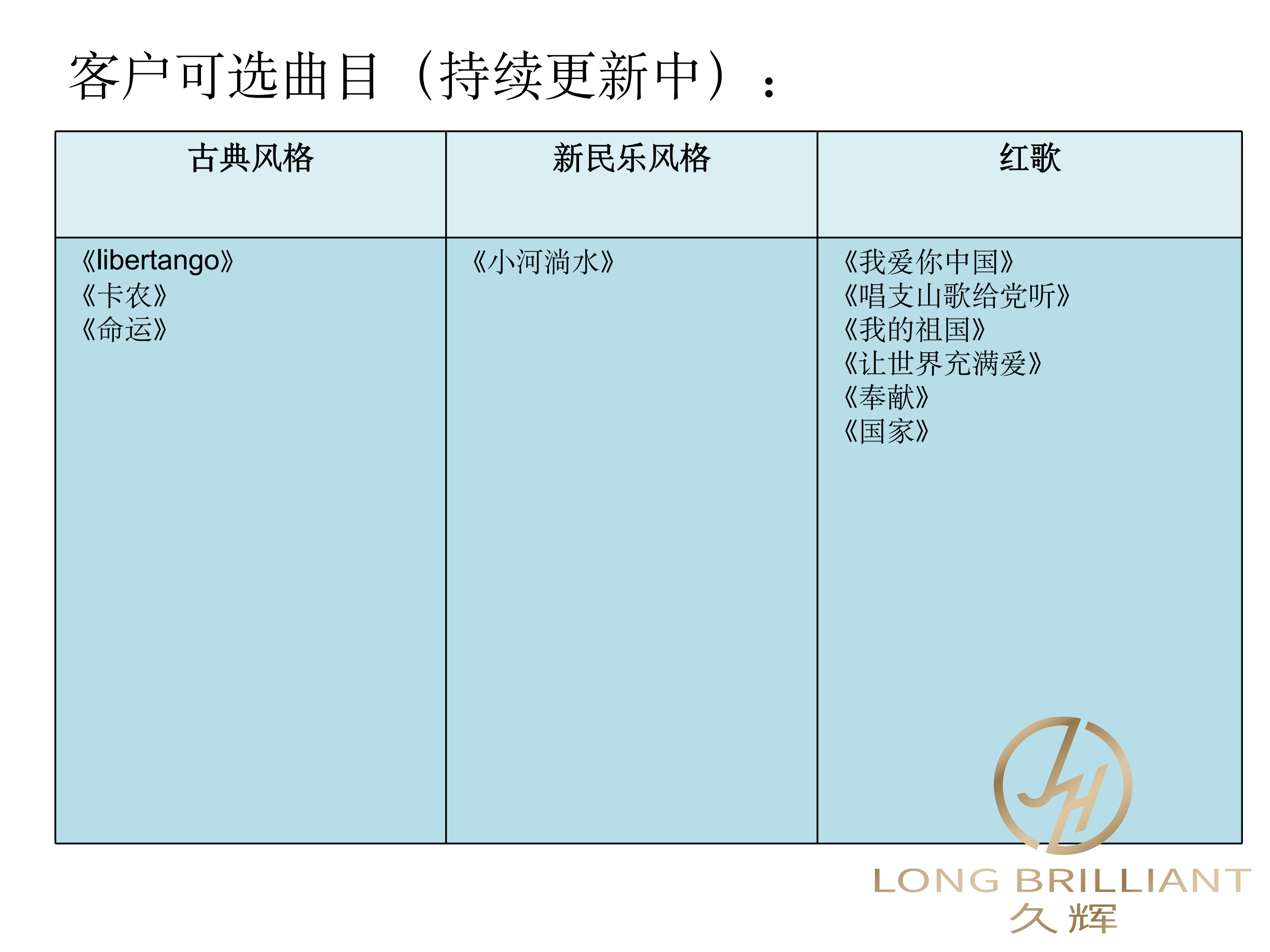 久辉【⽆界人声乐团】