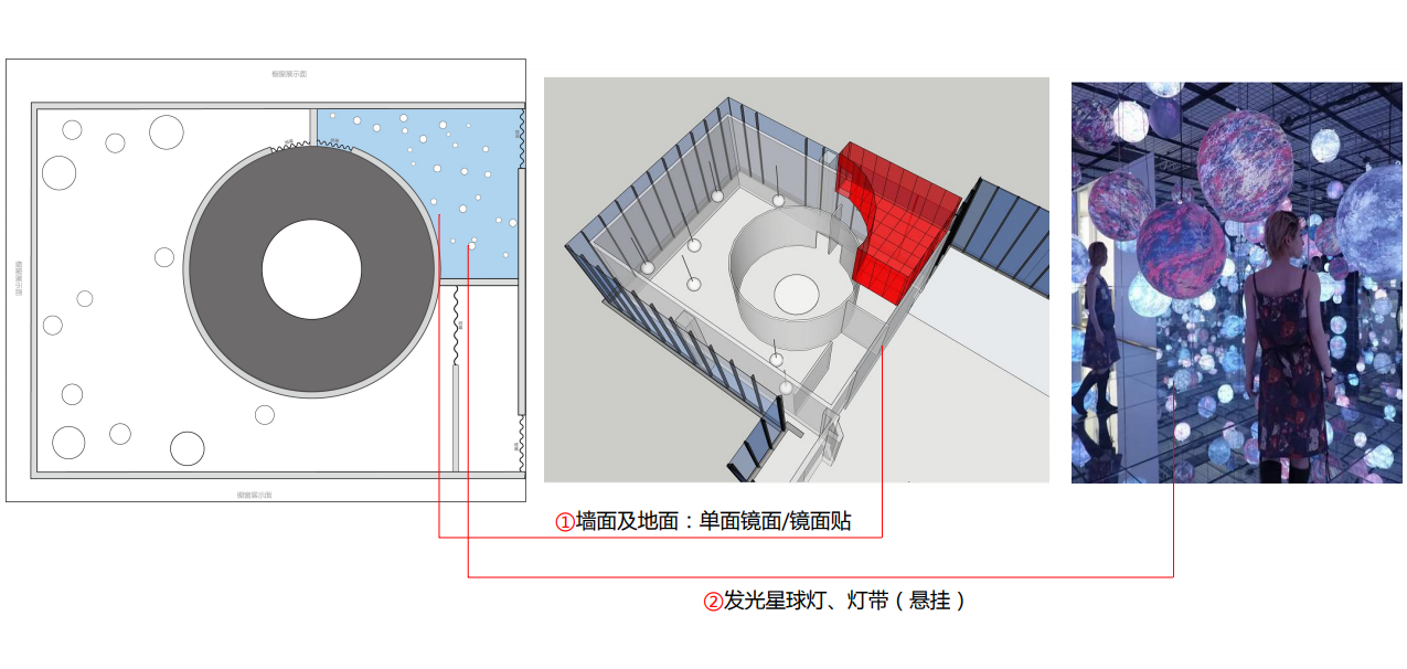 龙湖礼嘉智慧展厅直径7.8米圆弧沉浸式鲸鱼岛投影