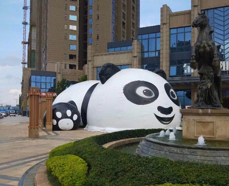 亲子熊猫岛乐园出租巨型充气堡充气海洋球乐园熊猫气模租赁