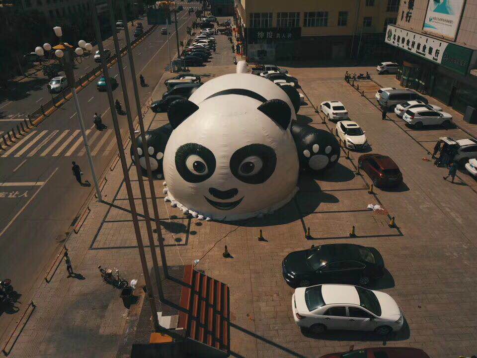亲子熊猫岛乐园出租巨型充气堡充气海洋球乐园熊猫气模租赁