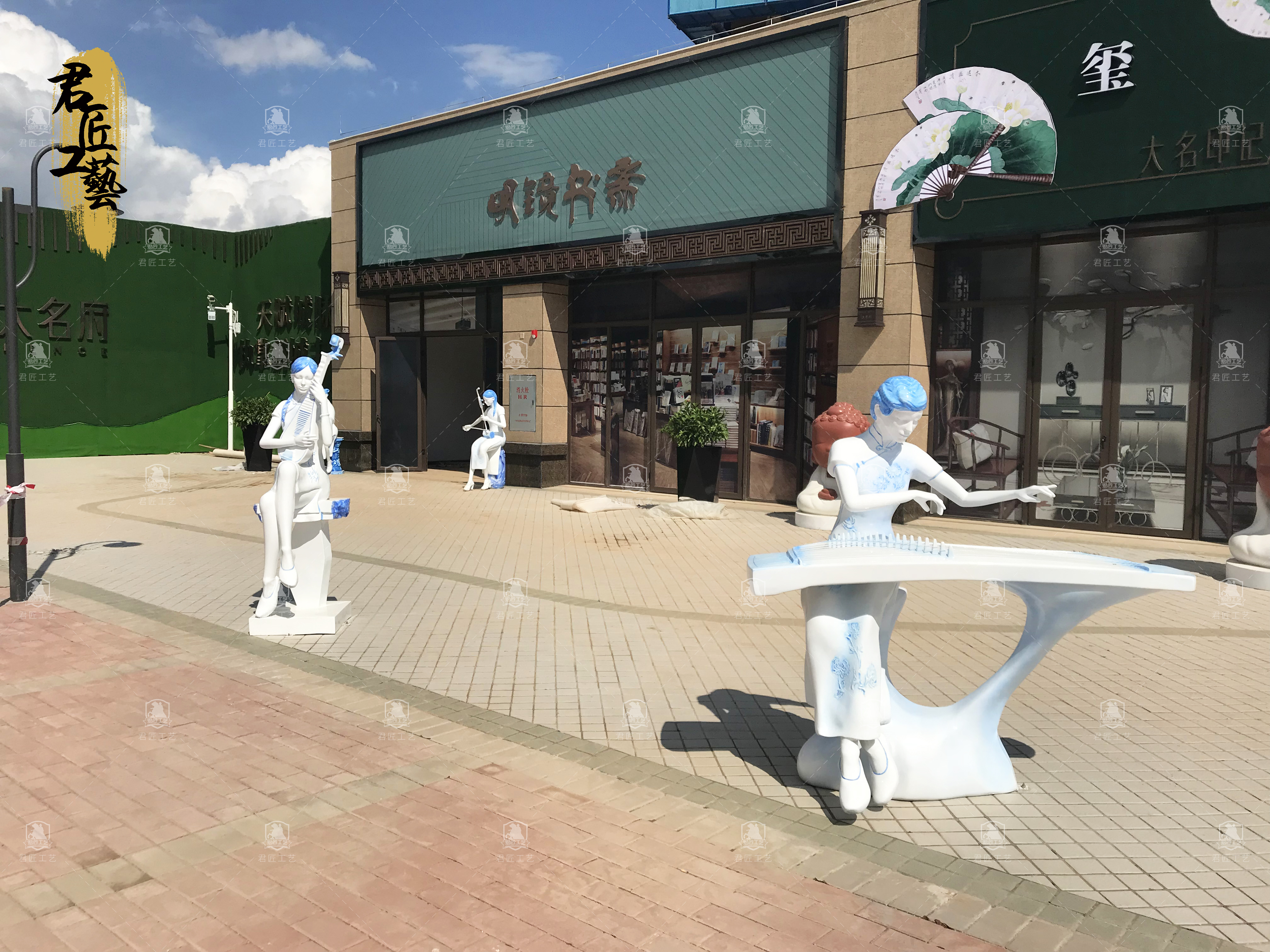 玻璃钢彩绘动物 常规摆件