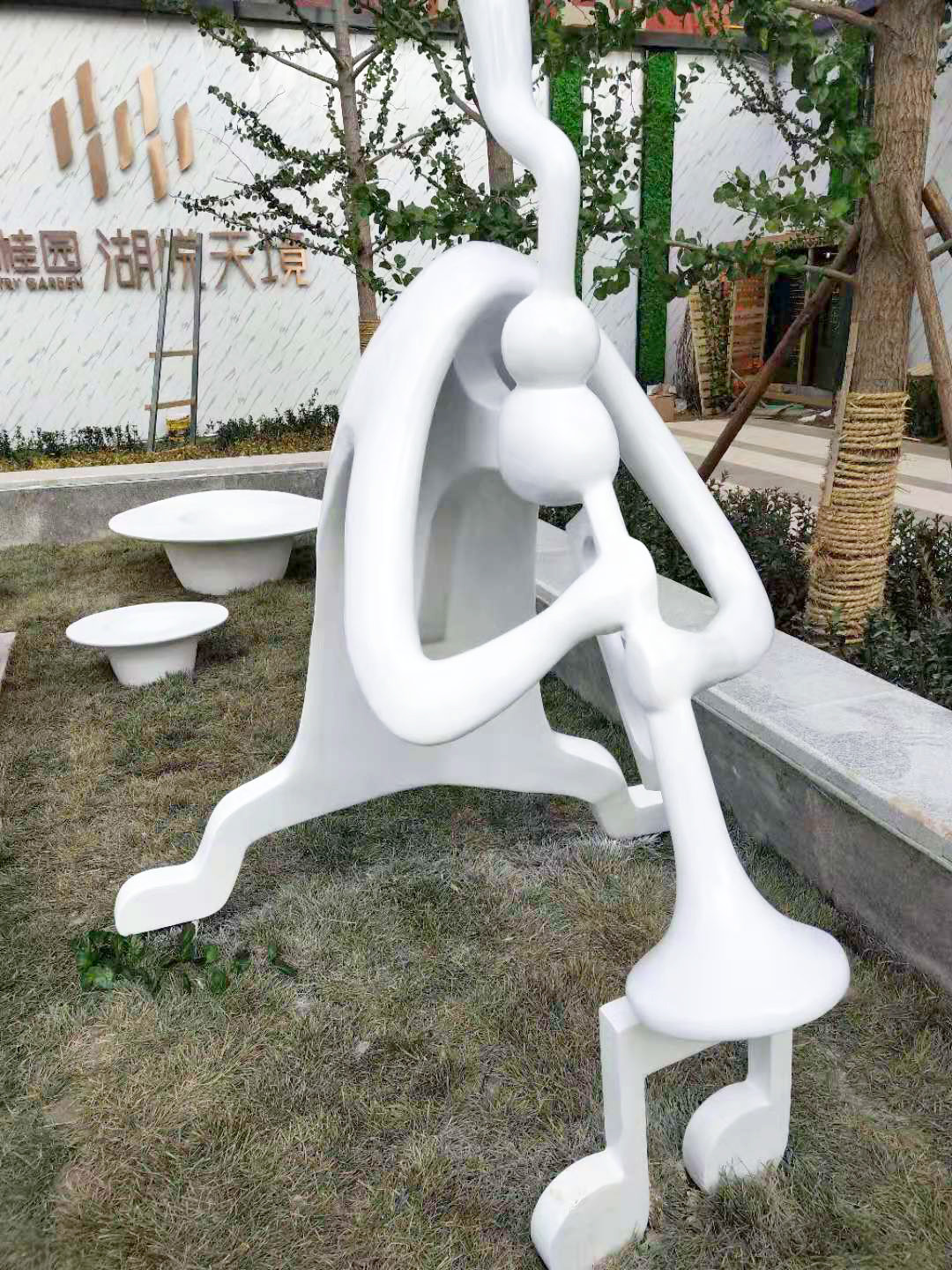 玻璃钢彩绘动物 常规摆件