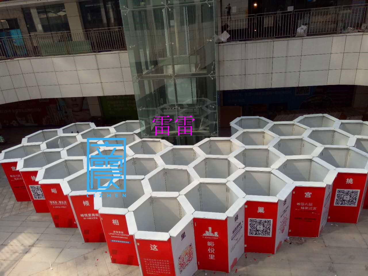 蜂巢迷宫出租蜂窝迷宫租赁大型铁艺迷宫展览道具厂家