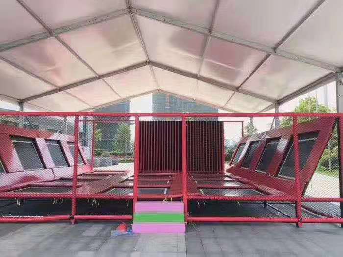 超级大蹦床出租 蹦床公园 蹦床亲子乐园设备出租