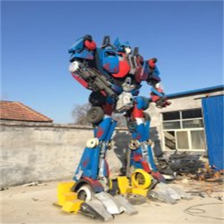 铁艺变形金刚模型出租 各种高度变形金刚现货出租出售