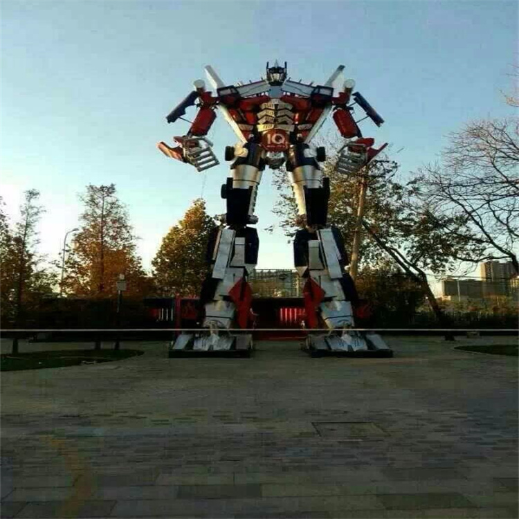 铁艺变形金刚模型出租 各种高度变形金刚现货出租出售