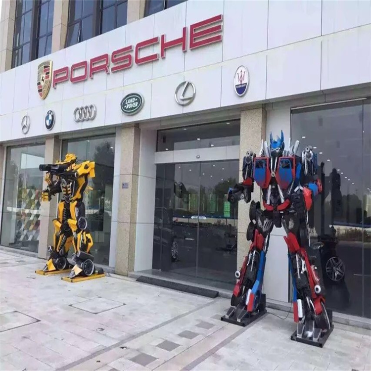 铁艺变形金刚模型出租 各种高度变形金刚现货出租出售