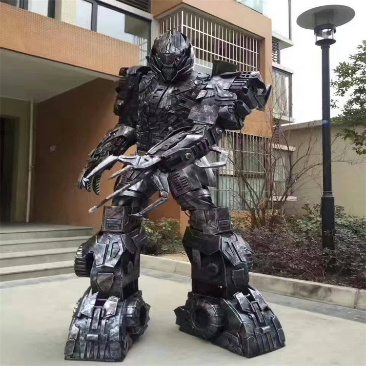 铁艺变形金刚模型出租 各种高度变形金刚现货出租出售