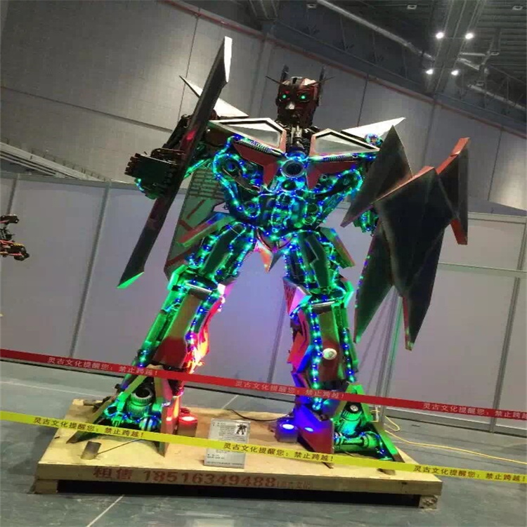 铁艺变形金刚模型出租 各种高度变形金刚现货出租出售