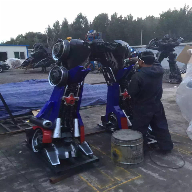 铁艺变形金刚模型出租 各种高度变形金刚现货出租出售