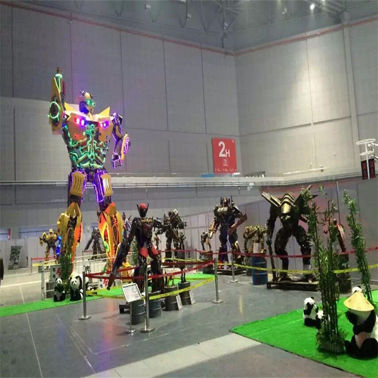 铁艺变形金刚模型出租 各种高度变形金刚现货出租出售