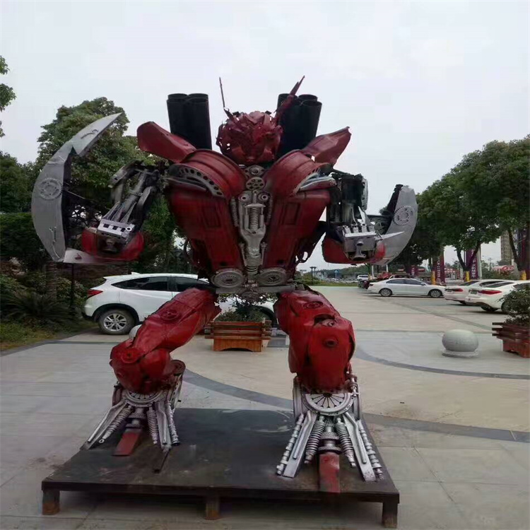 铁艺变形金刚模型出租 各种高度变形金刚现货出租出售