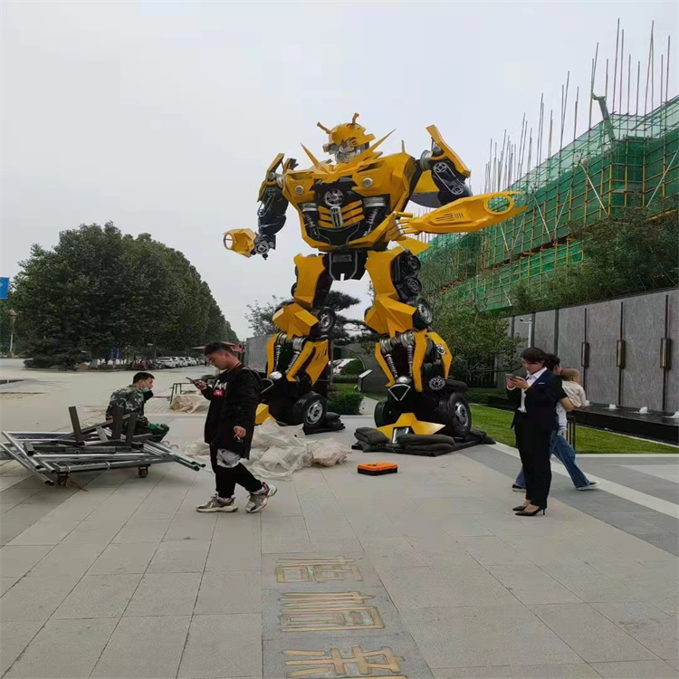 铁艺变形金刚模型出租 各种高度变形金刚现货出租出售