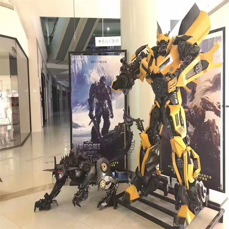 铁艺变形金刚模型出租 各种高度变形金刚现货出租出售