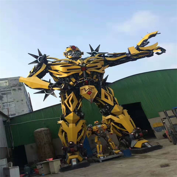 铁艺变形金刚模型出租 各种高度变形金刚现货出租出售